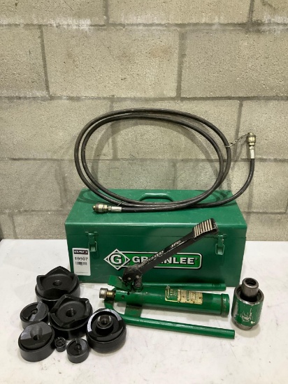 GREENLEE HYDRAULIC FOOT PUMP KIT WITH DIES MODEL 1725