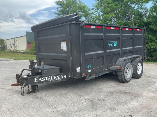 2021 EAST TEXAS16FT. X 8FT HYDRAULICDUMP TRAILER