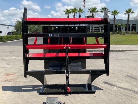 ( 1 ) UNUSED 2025 GIYI FLAT RIPPER MODEL GY-FR70 FOR SKID STEER, APPROX 70in WORKING WIDTH