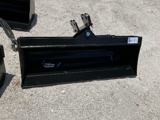 ( 1 ) 2025 UNUSED VICSEC TITLING BUCKET ATTACHMENT FOR EXCAVATOR, APPROX 40in, FITS 1-3TON EXCAVA...