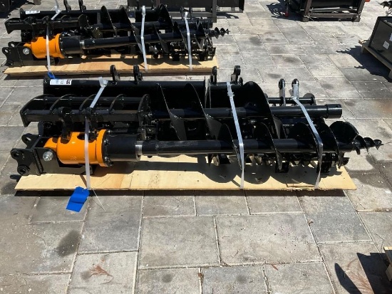 UNUSED 2025 VICSEC MINI EXCAVATOR ATTACHMENT SET WHICH INCLUDES ( 1 ) BUCKET WITH TEETH ( 1 ) QUICK