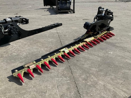 ( 1 ) UNUSED 2025 VICSEC HEDGE TRIMMER ATTACHMENT FOR EXCAVATOR, FITS 1-2TON EXCAVATOR