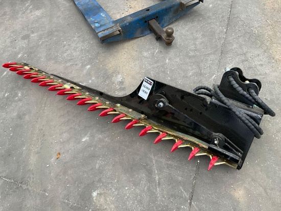 ( 1 ) UNUSED 2025VICSEC HEDGE TRIMMER ATTACHMENT FOR EXCAVATOR, FITS 1-2TON EXCAVATOR