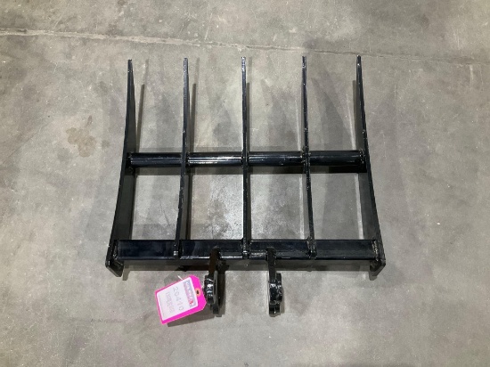 ( 1 ) UNUSED 2025 VICSEC RAKE ATTACHMENT FOR EXCAVATOR, FITS 1-3TON EXCAVATOR