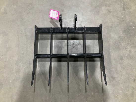 ( 1 ) UNUSED 2025 VICSEC RAKE ATTACHMENT FOR EXCAVATOR, FITS 1-3TON EXCAVATOR