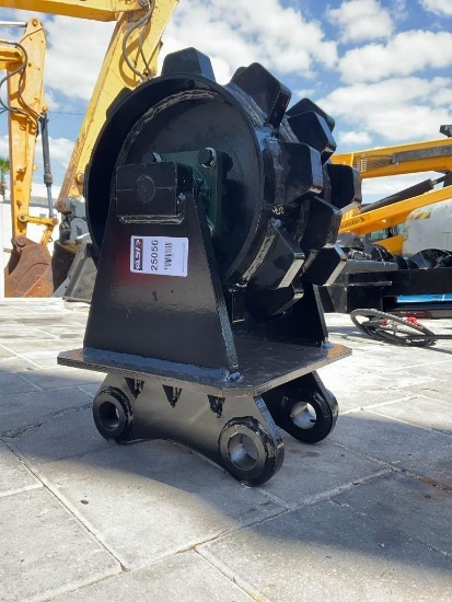 UNUSED 2025 GIYI COMPACTION WHEEL , FITS CAT 307, APPROX WHEEL DIA 16in, APPROX WHEEL WIDTH 11in (