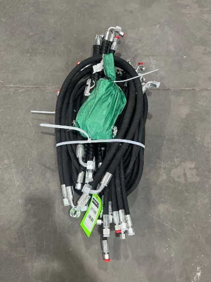 ( 1 ) BUNDLE OF UNUSED 2025 HYDRAULIC HOSES FOR EXCAVATOR, FITS 1-3TON EXCAVATOR