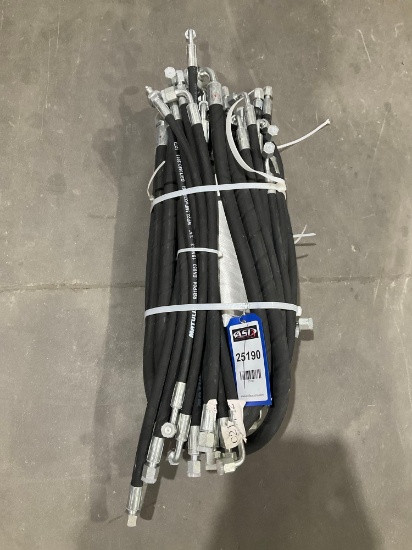 ( 1 ) BUNDLE OF UNUSED 2025 HYDRAULIC HOSES FOR EXCAVATOR, FITS 1-3TON EXCAVATOR
