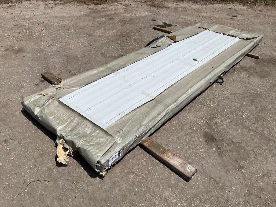 UNUSED GALVALUME STEEL SIDING ROOFING SHEETS, APPROX QTY 100 SHEETS, APPROX 118 in L x 36W