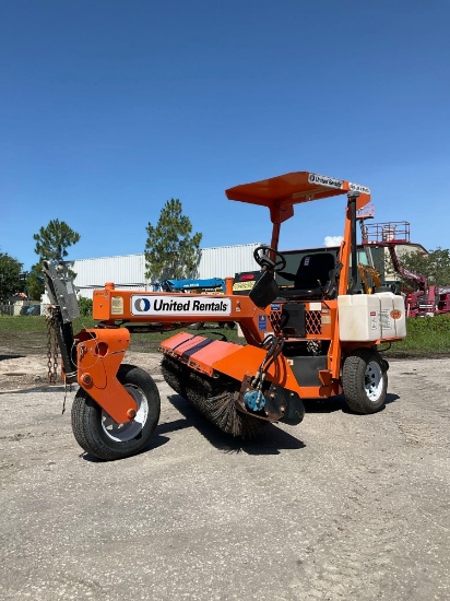 LAYMORSWEEPMASTER SWEEPER MODEL SM300; DIESEL POWERED; APPROX94 IN L BROOM; APPROXIMATEBROOM