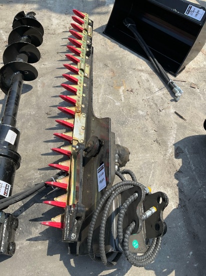 ( 1 ) UNUSED 2025 VICSEC HEDGE TRIMMER ATTACHMENT FOR EXCAVATOR, FITS 1-2TON EXCAVATOR
