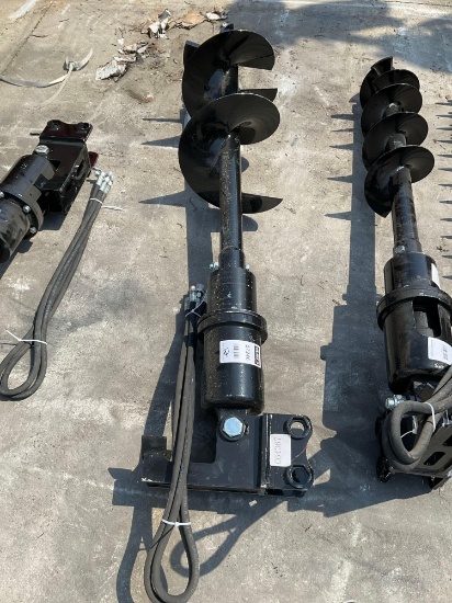 ( 1 ) UNUSED 2025 VICSEC AUGER ATTACHMENT FOR EXCAVATOR, APPROX 8in DIA, FITS 1-3 TON EXCAVATOR
