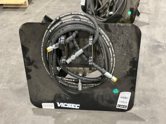 UNUSED 2025 VICSEC HEDGE CUTTER MOWER FOR MINI EXCAVATOR, FITS 1-3TON EXCAVATOR