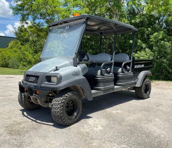 2018CLUB CAR CARRYALL 1700 4x4 INTELLITRAK , DIESEL, CREW CAB, MANUAL DUMP BED, HITCH, BILL OF