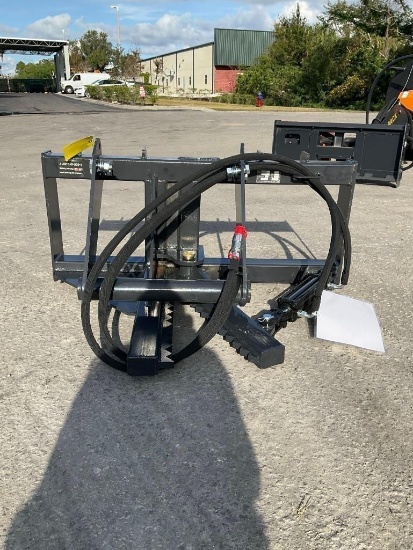 UNUSED 2024 LANDHONOR TREE PULLER ATTACHMENT MODEL TP2-13-08D FOR UNIVERSAL SKID STEER ( PLEASE N...