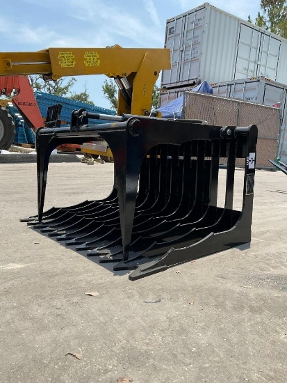 ( 1 ) UNUSED 2025 GIYI HOLLOW WOOD GRABBER ATTACHMENT MODEL GY-HWG44C FOR MINI SKID STEER(PLEASE ...