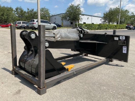 UNUSED 2025 GIYIBACKHOE WTEETH MODEL GY-BK56M FOR SKID STEER, TOTAL LENGTH 56in(PLEASE NOTE STOCK P