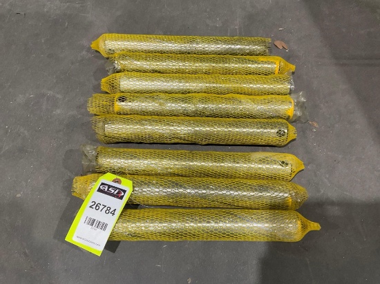 UNUSED BUCKET PINS, 45mm x 330mm, APPROX ( 8) PINS TOTAL