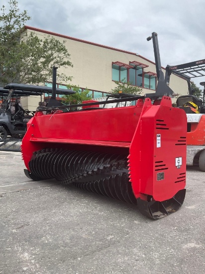 ( 1 ) UNUSED 2025GIYI STANDARD FLOW FORESTRY MULCHER ATTACHMENT MODEL GY-72PRO FOR UNIVERSAL SKID