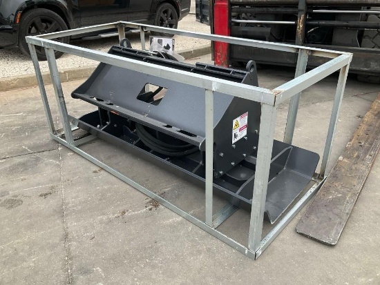 UNUSED 2025 72IN VIBRATORY PLATE COMPACTOR MODEL VPC-11-72W FOR UNIVERSAL SKID STEER ( PLEASE NOTE