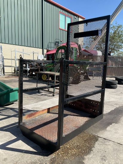 FORKLIFT SAFETY BASKET, APPROX 36in W x 48in L x 79in T