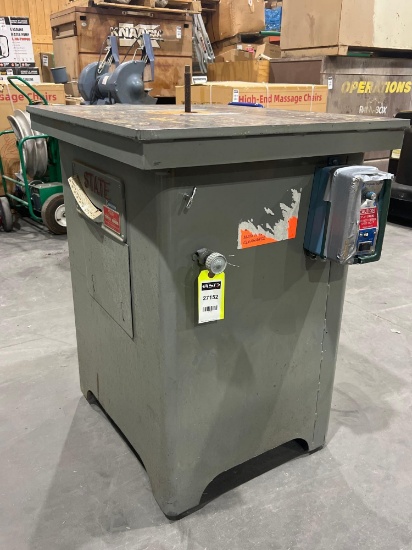 State Model T-5 vertical Sander with 9 sanding shafts