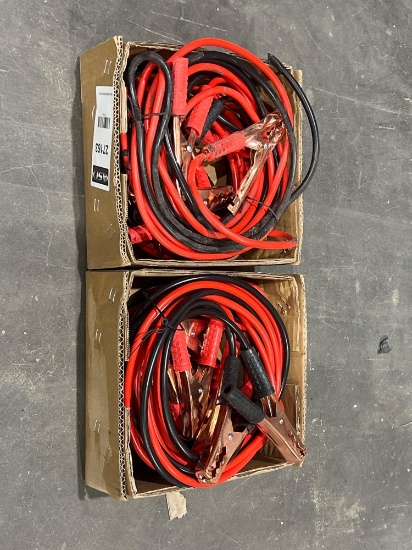 UNUSED HEAVY DUTY BOOSTER CABLES