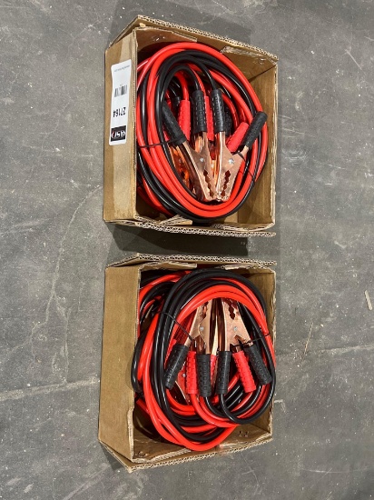 UNUSED HEAVY DUTY BOOSTER CABLES