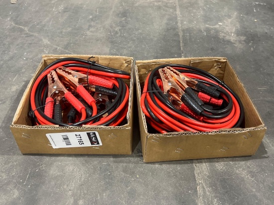 UNUSED HEAVY DUTY BOOSTER CABLES