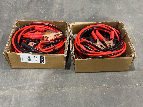 UNUSED HEAVY DUTY BOOSTER CABLES