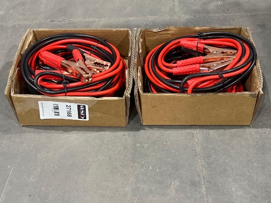 UNUSED HEAVY DUTY BOOSTER CABLES