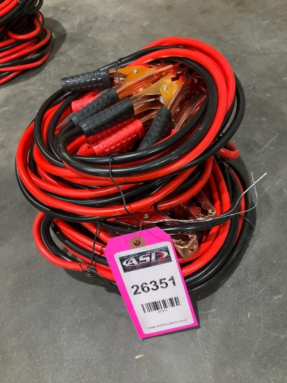 UNUSED HEAVY DUTY BOOSTER CABLES