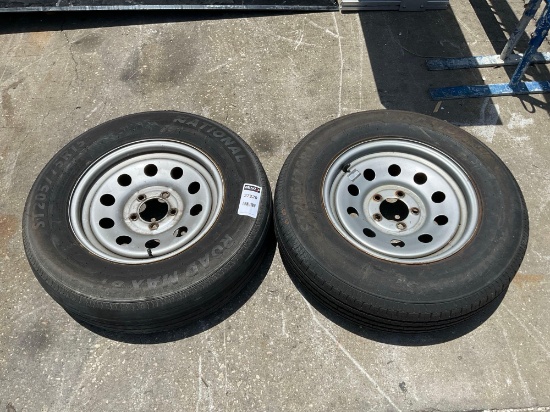 15" Trailer wheels and tires 205/75/15