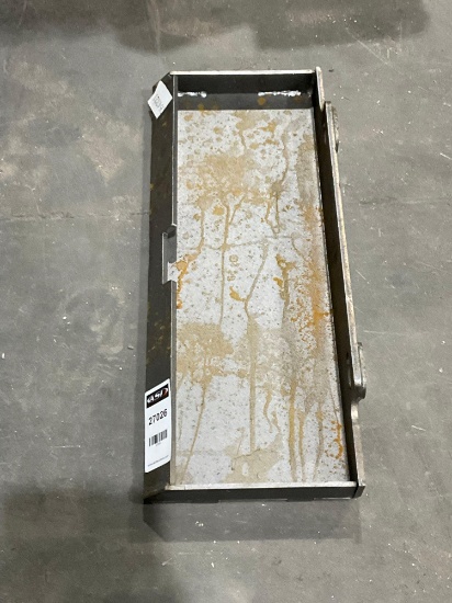 UNUSED 2025 VICSEC MOUNTING PLATE FOR MINI SKID STEER, APPROX 24in W