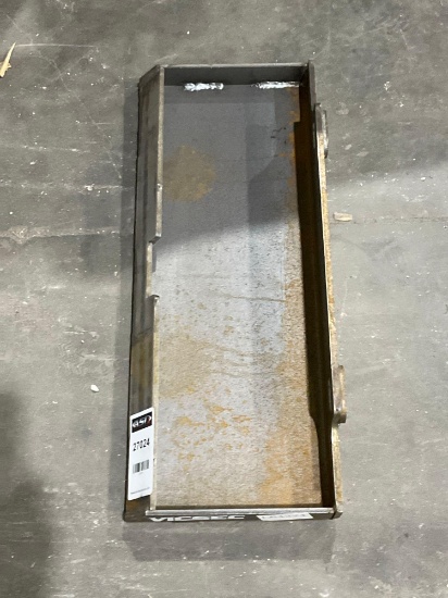 UNUSED 2025 VICSEC MOUNTING PLATE FOR MINI SKID STEER, APPROX 24in W