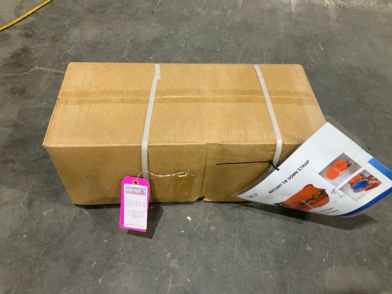 UNUSED ZYM 2in X 27FT RATCHET STRAPS, APPROX 10PCS IN BOX