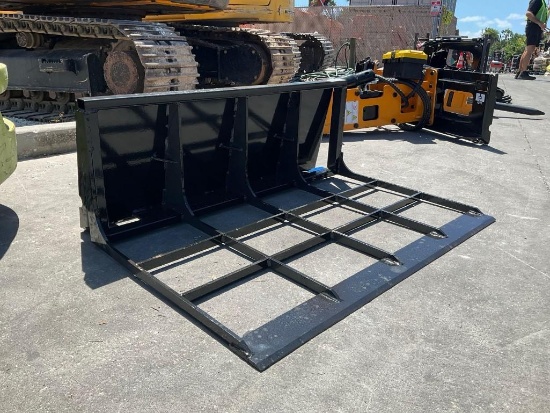 ( 1 ) UNUSED 2025 GIYI LAND LEVELER ATTACHMENT MODEL GY-GD47 FOR SKID STEER, APPROX 47in W