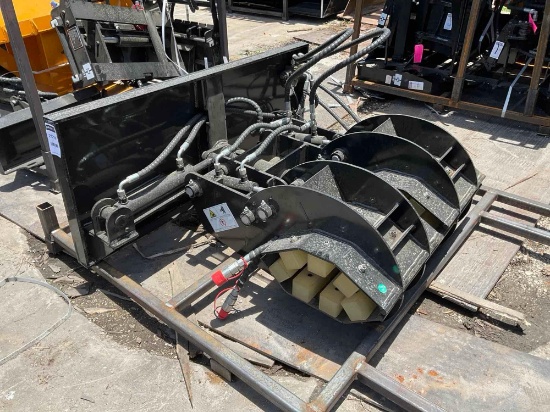 UNUSED 2025 GIYI CLAMP GRABBER MODEL GY-CG34 FOR SKID STEER, APPROX CLAMP WIDTH 34in