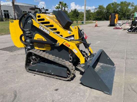 UNUSED 2024 EGN SKID STEER LOADER MODEL EG360, GAS POWERED, ELECTRIC START, RUBBER TRACKS
