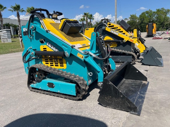 UNUSED 2024 EGN SKID STEER LOADER MODEL EG36C, GAS POWERED, ELECTRIC START, RUBBER TRACKS