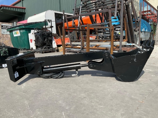 ( 1 ) UNUSED 2025 GIYI STRAIGHT DIGGING ARM MODEL GY-ZWB, FITS MINI SKID STEER LOADER ( PLEASE NOTE