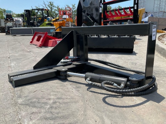 ( 1 ) UNUSED 2024 GIYI TREE PULLER ATTACHMENT MODEL GY-TP25 FOR SKID STEER **FREE LOADING ASSISTA...