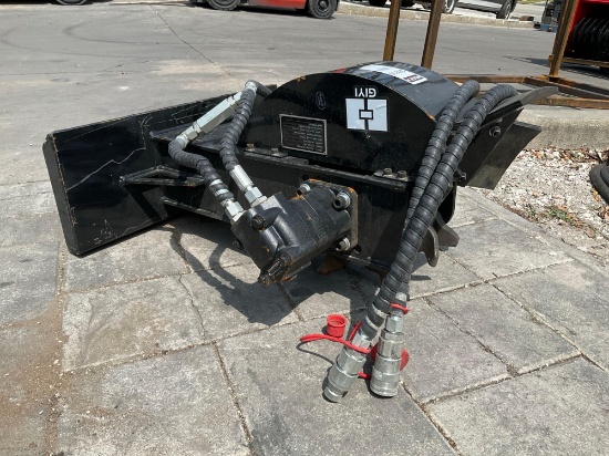 ( 1 ) UNUSED 2025 GIYI STUMP GRINDER ATTACHMENT MODEL GY-SZYMJ FOR MINI SKID STEER