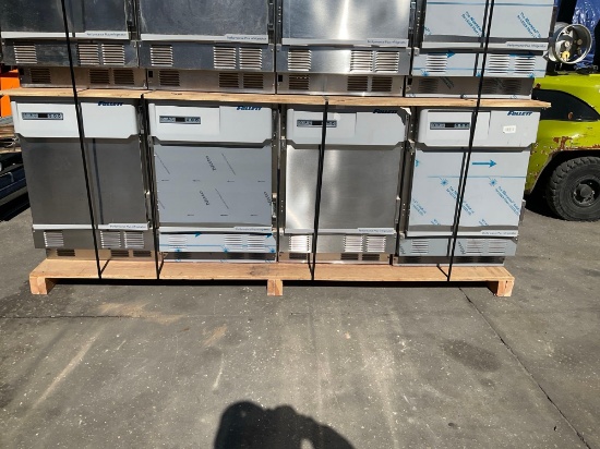 ( 4 )FOLLETTUNDERCOUNTER REFRIGERATORS MODEL REF5P-0R-00-00 , PHASE 1, 115V, DESIGN PRESSURE HIGH