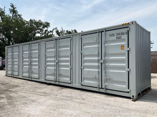2026 40ft Hq Storage Container, 4side Doors