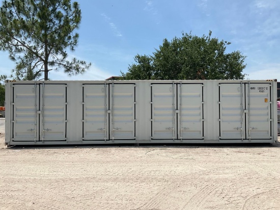 2026 40ft Hq Storage Container, 4side Doors