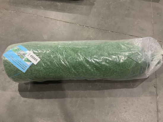 Unused Artificial Turf Grass; Drainage Hole; Rubber Backing; Approx 3.3 Ft X 49.2 Ft L
