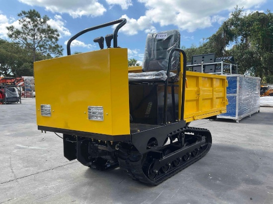Unused 2026 Ride On Crawler Dumper Model Cd25; Rubber Tracks; Gas Power, Electric Ignition; Appro...