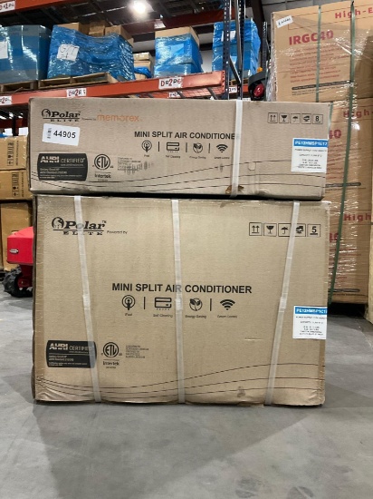 Unused Polar Elite Mini Split Air Conditioner Model Pe12hmsp1c17/Pe12hmsp1e17; Approx Btu 11,500;