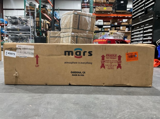 Unused Mars Air Curtain Model Std248-1ud-Ts; Approx 208/230 V; Approx 1 Ph, 60 Hz, 1/2 Hp; Color